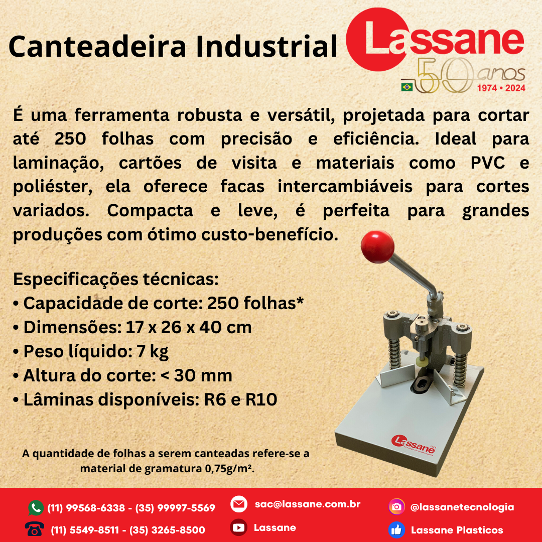 Canteadeira industrial da lassane